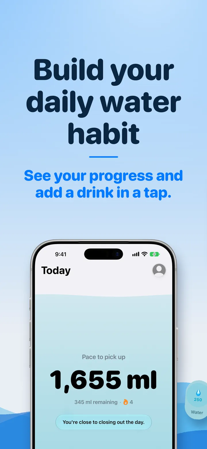 Build your daily water habit